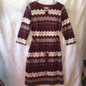 Knee length, half sleeve dress